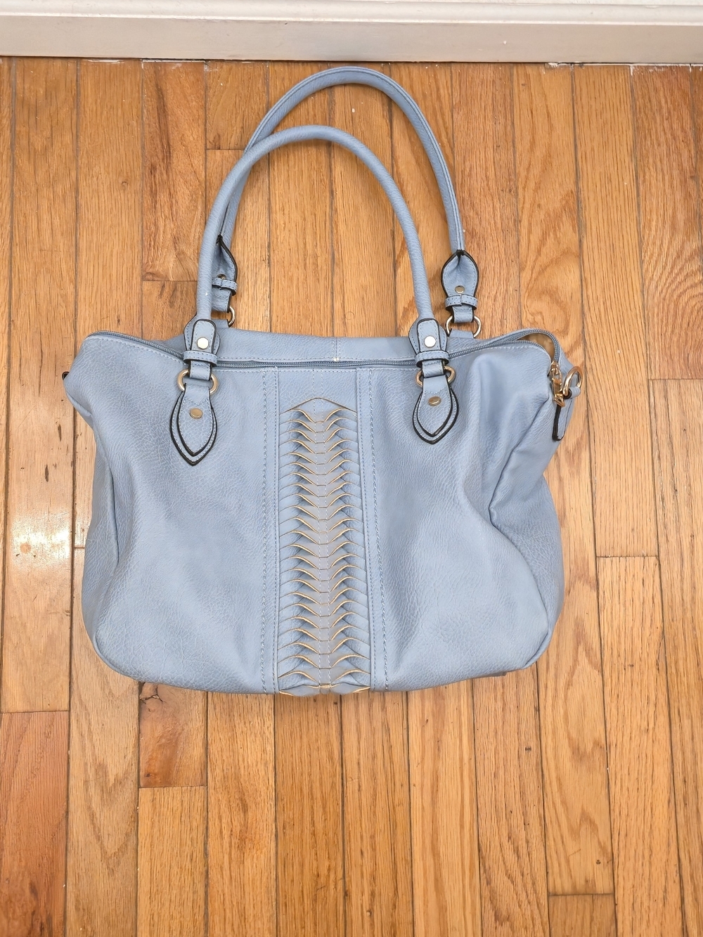 Light Blue Women’s Handbag - Stylish Tote Purse